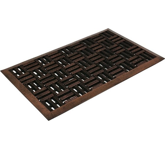 Придверный коврик VORTEX Решетка 45x75 см, медь 24273