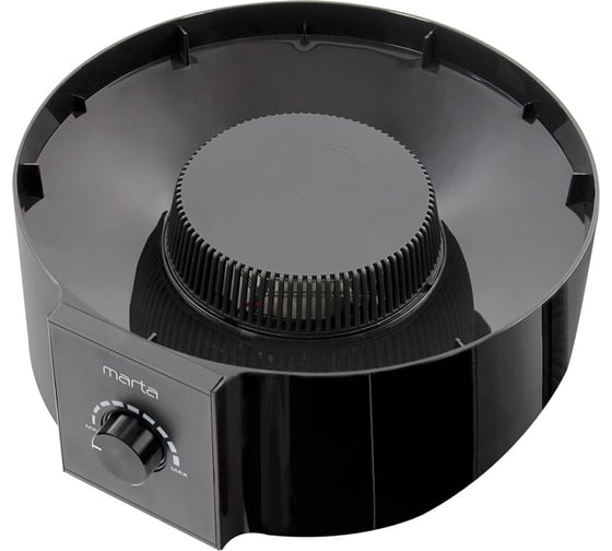 Сушилка для овощей и фруктов MARTA MT-FD1889E 10 поддонов: 8+1 для пастилы+1 для ягод, черный жемчуг 40642