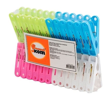 Пластиковые прищепки для белья Рыжий кот PEG-P-S/24 24 шт 311373