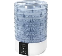 Сушилка для овощей и фруктов MARTA MT-FD1886D 14 поддонов: 8+3 для пастилы+3 для ягод, белый жемчуг 37676