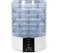 Сушилка для овощей и фруктов MARTA MT-FD1886G 13 поддонов: 7+3 для пастилы+3 для ягод, белый жемчуг 41121