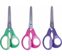 Ножницы HATBER 14 см Ergo soft ассорти 072036