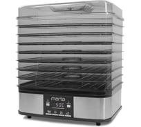 Сушилка для овощей и фруктов MARTA MT-FD1887A 13 поддонов: 8+3 для ягод+2 для пастилы, черный жемчуг 37683