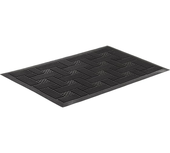 Резиновый коврик SUNSTEP Плетеный 45х75 см, черный 31-041 1