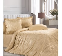 Комплект постельного белья Ecotex сатин/сатин-жаккард/жаккард/хлопок/вискоза Эстетика евро КЭЕ/Пастораль