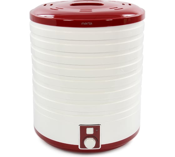 Сушилка для овощей и фруктов MARTA MT-1881 8 поддонов, бордовый гранат 37334 1