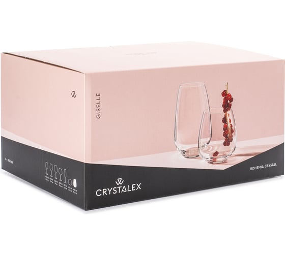 Набор стаканов CRYSTALEX GISELLE 6шт 450мл CR450201GIS