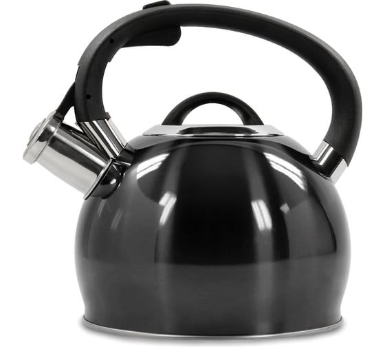 Чайник со свистком MARTA MT-3089 черный 38600