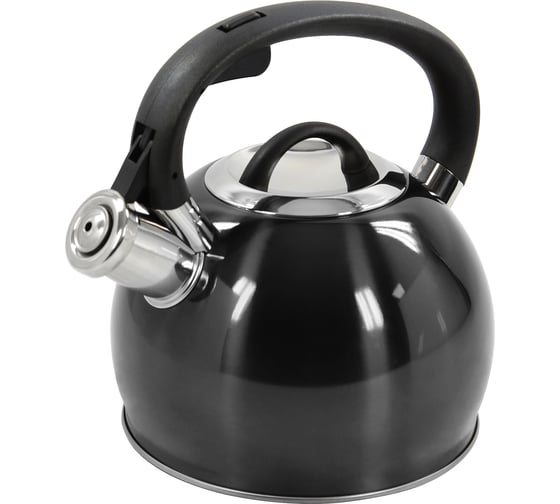 Чайник со свистком MARTA MT-3089 черный 38600