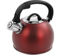 Чайник со свистком MARTA MT-3089 красный матовый 43354