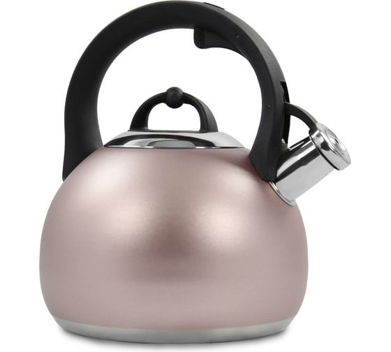 Чайник со свистком MARTA MT-3091 розовый матовый 38607