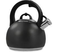 Чайник со свистком MARTA MT-3091 черный матовый 38606