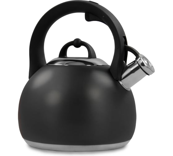 Чайник со свистком MARTA MT-3091 черный матовый 38606