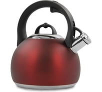 Чайник со свистком MARTA MT-3091 красный матовый 38608