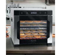 Сушилка для фруктов, овощей STINGRAY ST-FD704A 8 поддонов: 6+1 для ягод+1 для пастилы черный 42725