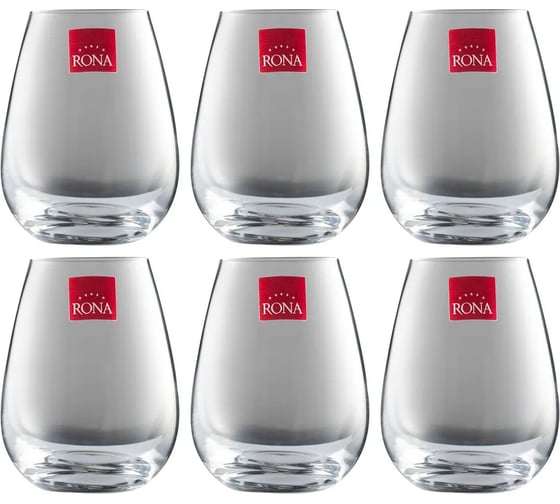Набор бокалов для воды RONA PRESTIGE 330 мл, 6 шт. 806800134789 1