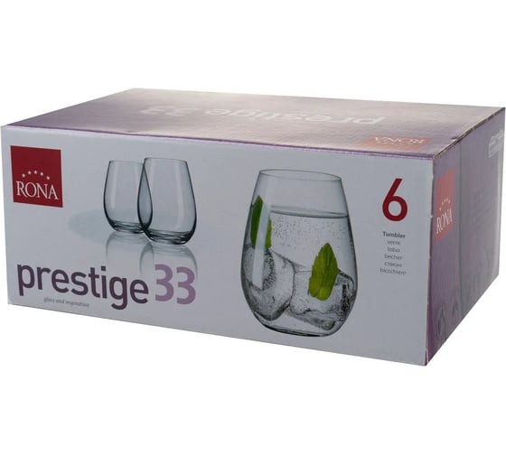 Набор бокалов для воды RONA PRESTIGE 330 мл, 6 шт. 806800134789