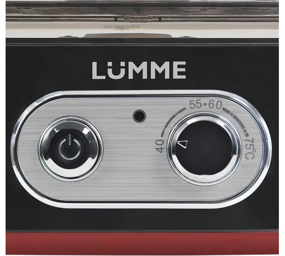 Сушилка для фруктов, овощей LUMME LU-FD1854A 4 поддона черный/красный 42771