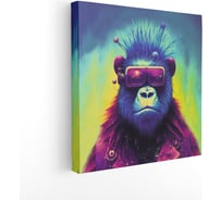 Картина Симфония Модная обезьяна 40x40 см 1-276