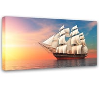 Картина Симфония Парус 50x100 см 1-089