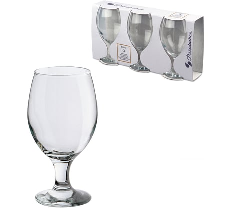 Бокал Pasabahce PSB 44417 д/пива 400 мл 3 шт. БИСТРО (г. Бор) 44417(3)