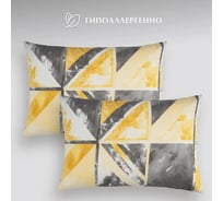 Набор наволочек Guten Morgen Бязь, рис. 1172 А, Marble 50x70 см (2 шт.) ННБн-1172А-50-70-2