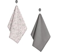 Набор полотенец Guten Morgen рогожка, Маренго, набор+гл.кр., 45x60 см, 2 шт. Нп-Мар-45-60-2