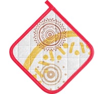 Прихватка Guten Morgen рогожка, Солнечные узоры, наб., 20x20 см Пр-СУ-20-20