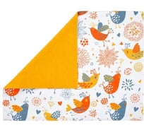 Набор подставок (салфеток) под приборы Guten Morgen Рогожка, Пташки, комби (35x45 см (2 шт.)) СС-пташ-35-45-2