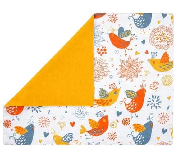 Набор подставок (салфеток) под приборы Guten Morgen Рогожка, Пташки, комби (35x45 см (2 шт.)) СС-пташ-35-45-2 1
