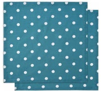 Набор салфеток сервировочных Guten Morgen Рогожка, Горох голубой, наб. (40x40 см (2 шт.)) СС-ГГ-40-40-2