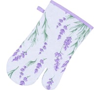 Варежка-прихватка Guten Morgen рогожка, Лаванда, набор, 18x30 см ВР-Лав-18-30