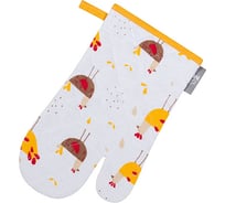 Варежка-прихватка Guten Morgen рогожка, Курочки, набор, 18x30 см ВР-Кур-18х30