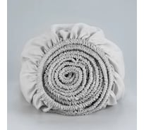 Простыня на резинке Guten Morgen поплин, гладкокрашенный, Серый, 160x200 см ППрПС-14-4105-160-200