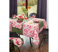 Скатерть Guten Morgen Рогожка, Перчик, наб. (140x150 см) СР-Перч-140-150