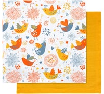 Набор салфеток сервировочных Guten Morgen рогожка, Пташки, наб., 40x40 см, 2 шт. СС-пташ-40-40-2