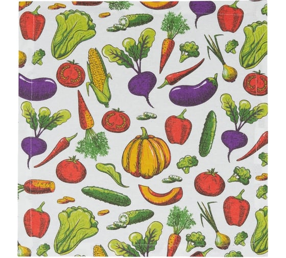 Набор салфеток сервировочных Guten Morgen рогожка, Урожай, наб., 40x40 см, 2 шт. СС-Ур-40-40-2 1