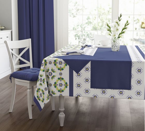 Скатерть Guten Morgen рогожка, Орнамент 1, 140x150 см СР-ОР1-140-150 1