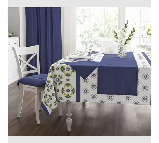 Скатерть Guten Morgen рогожка, Орнамент 1, 140x220 см СР-ОР1-140-220 1