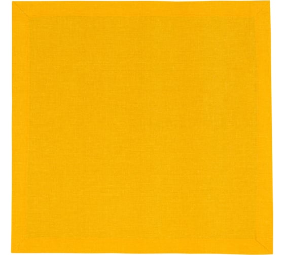 Салфетка сервировочная Guten Morgen рогожка, Оранжевая, гл.кр., 40x40 см СС-ро-40-40