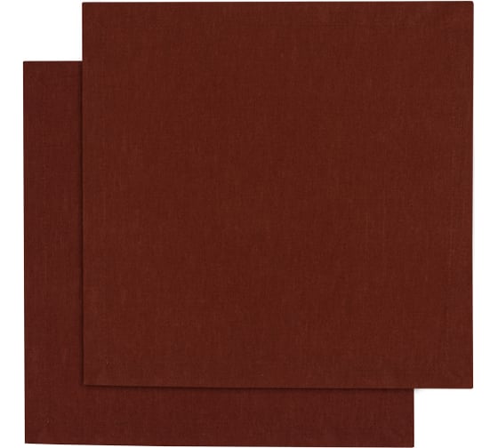 Салфетка сервировочная Guten Morgen рогожка, Кофе, гл.кр., 40x40 см СС-КФ-40-40 1