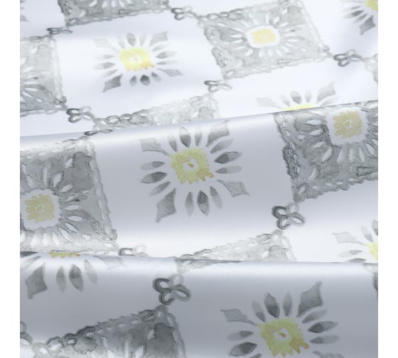 Скатерть Доляна Gray diamonds 145x220 см, 100% полиэстер 10389115