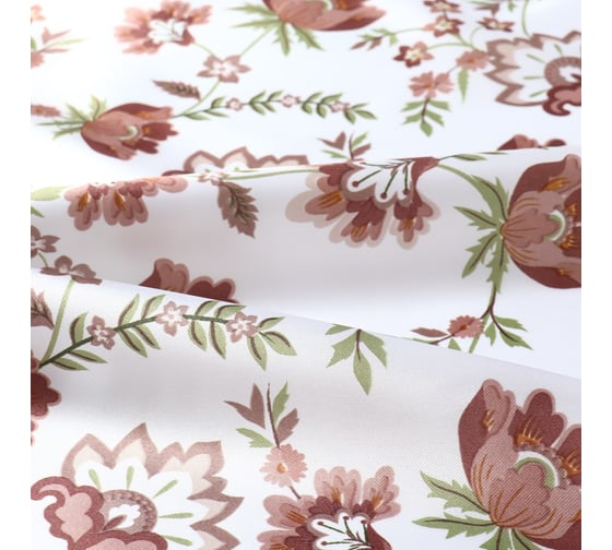 Скатерть Доляна Red flowers 145x110 см, 100% полиэстер 10389104