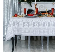 Скатерть Доляна Сканди стиль 145x146 см, 100% хлопок, 164 г/кв.м 3810789
