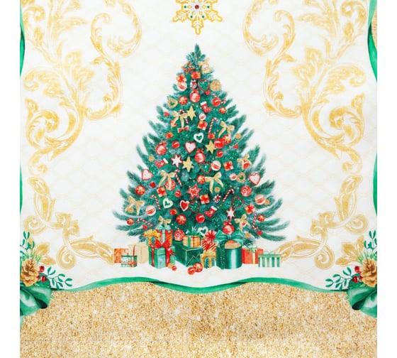 Дорожка на стол Этель Golden Christmas 40x147 см, 100% хлопок, саржа 190гр/м3 5135208