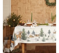Скатерть Этель Forest animals скатерть 150x110 +/-2 см с ГМВО, 100% хлопок, саржа 190 г/кв.м 7319010