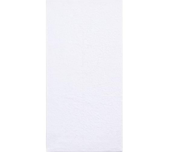 Полотенце махровое Экономь и Я 30x60 см, белый, 100% хлопок, 320 гр/м2 7527700