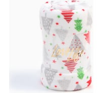 Плед LoveLife Ёлочки 200x220 см, 100% п/э, велсофт 280 гр/м2 9518055