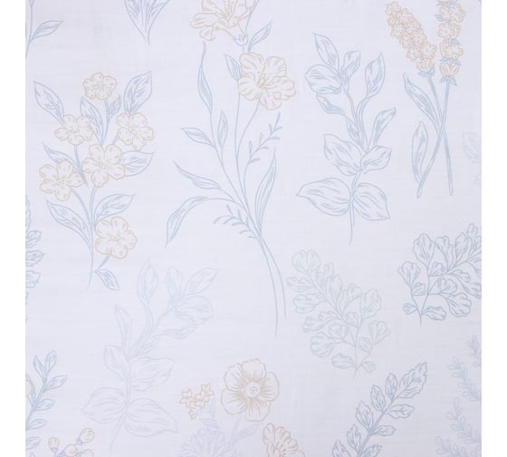 Комплект постельного белья LoveLife 1,5 спальный, Ветки, 143x215 см, 150x225 см, 50x70 см 2 шт.,100% хлопок, сатин, 125 г/м² 10283968