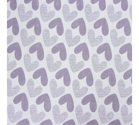 Комплект постельного белья LoveLife 1,5 спальный, Love, 143x215 см,150x225 см, 50x70 см 2 шт., 100% хлопок, сатин, 125 г/м² 10283972